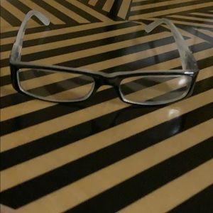 Vogue glasses. Clear frames, no prescription.
